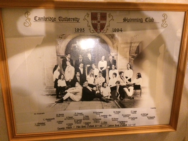 The Cambridge University Swim Team of 1993-1994