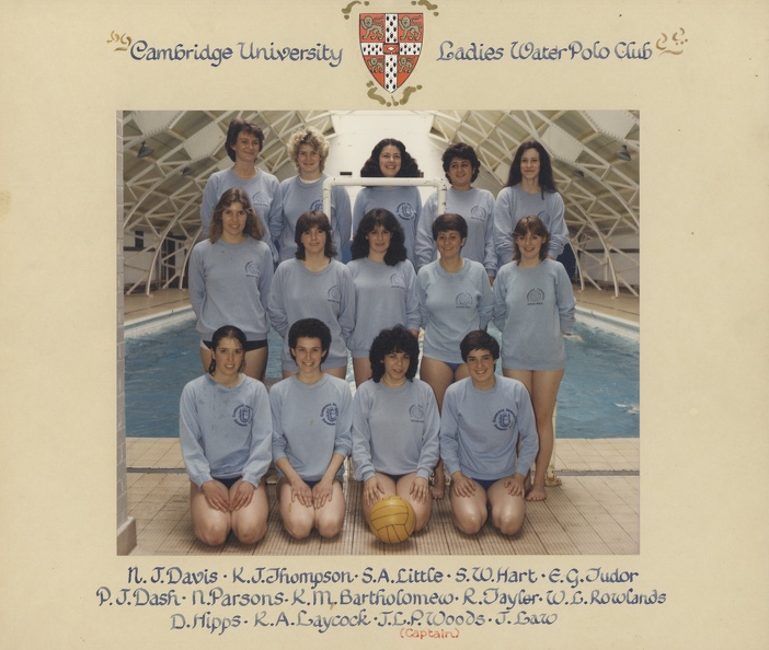 Women's Water Polo Team 1987-88